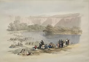 1796 1864 Gallery: Banks of the Jordan, 1839. Creator: David Roberts (British, 1796-1864)
