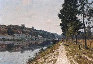 Towpath Prints: Banks of the Loing, ca. 1894-97. Creator: William Lamb Picknell
