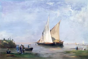 Fromentin Prints: The Banks of the Nile, 1874. Artist: Eugene Fromentin