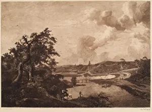 Vast Prints: The Banks of a River, (c1649), c1880s. Creator: William Brassey Hole