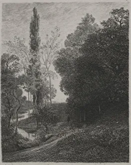 1817 1878 Prints: Banks of the River Cousin, 1850. Creator: Charles Francois Daubigny (French