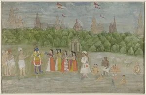 Yamuna Prints: On the banks of the Yamuna in Brindaban