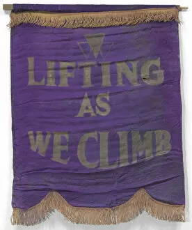 Association Gallery: Banner with motto of the National Association of Colored Womens Clubs, ca. 1924
