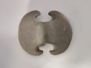 North American Prints: Bannerstone, 3000-1000 BCE. Creator: Unknown