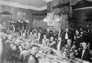 Us Navy Prints: Banquet to Adm. Winterhalter in Japan, 1916. Creator: Bain News Service