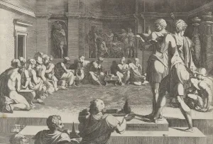 The Banquet of Alexander, 1540-50. Creator: Domenico del Barbiere