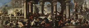 Bacchanalian Gallery: The Banquet of Cleopatra, 1660. Creator: Sebastiano Mazzoni