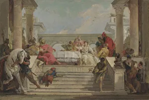 Cleopatra Prints: The Banquet of Cleopatra, 1740s. Creator: Tiepolo, Giambattista (1696-1770)