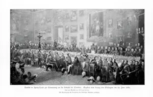 The Iron Duke Prints: Banquet commemorating the victory at Waterloo, 1836 (1900)