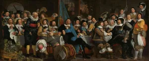 Headquarters Prints: Banquet at the Crossbowmen's Guild in Celebration of the Treaty of Münster