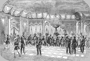 Istanbul Turkey Prints: Banquet given by the Sultan to Prince Napoleon