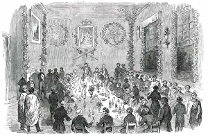 Settlers Prints: Banquet given at Wellington to Native Chiefs of New Zealand, 1850. Creator: Unknown