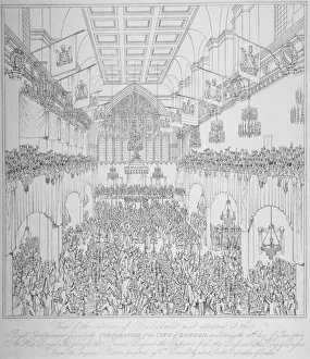 Aleksandr I Pavlovich Gallery: Banquet at the Guildhall, City of London, 1814 (1815)