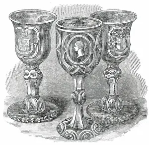 Cups Prints: The Banquet in the Guildhall at York - Cups used by the Lord Mayor
