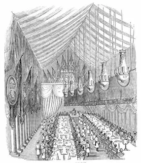 Guest Gallery: The Banquet in the Hall, 1844. Creator: Unknown