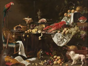 Banquet Still Life, 1644. Creator: Adriaen van Utrecht