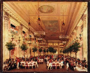 Banqueting Prints: Banquet on the occasion of the marriage of Leopold I of Belgium Princess Louise of Orleans