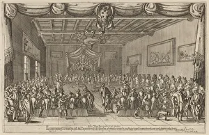 The Banquet of the Piacevoli, 1627. Creator: Stefano della Bella