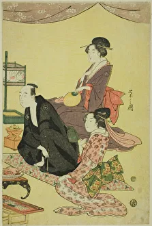 Banquet Collection: A Banquet Scene, c. 1795. Creator: Hosoda Eishi