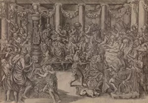 Antonio Fantuzzi Gallery: Banquet of Scipio, 1543. Creator: Antonio Fantuzzi