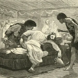 Conspirator Prints: The Last Banquet of Sertorius, 1890. Creator: Unknown