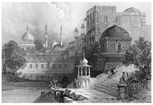 Images Dated 10th June 2009: Baoli and Remains of the Palace of Jehanguir, Agra, Uttar Pradesh, India.Artist: Capone