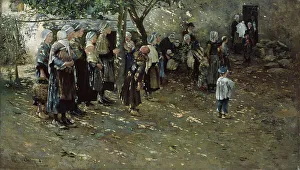 Breton Prints: Baptism, 1886. Creator: Allan Österlind