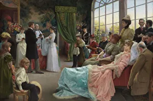 Baptising Prints: The Baptism, 1892. Creator: Julius LeBlanc Stewart