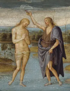 The Baptism of Christ, 1500 / 05. Creator: Perugino