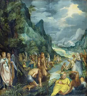 Washing Prints: The Baptism of Christ, 1609. Creator: Paul Juvenel I
