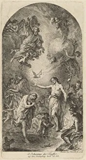 Martin Johann Schmidt Prints: The Baptism of Christ, 1773. Creator: Martin Johann Schmidt
