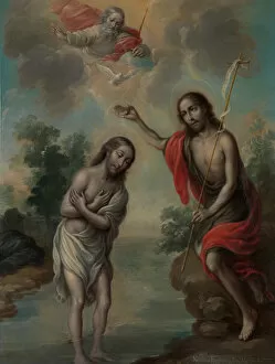 Baptising Gallery: The Baptism of Christ, 1773. Creator: Nicolas Enriquez