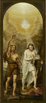 Apostles History Gallery: The Baptism of Christ, 1841. Creator: Ward, James (1769-1859)