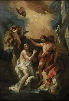 Baptising Gallery: Baptism of Christ, 18th century. Creator: Unknown