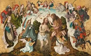 St George Gallery: The Baptism of Christ, c. 1485 / 1500. Creator: Master of the St Bartholomew Altarpiece