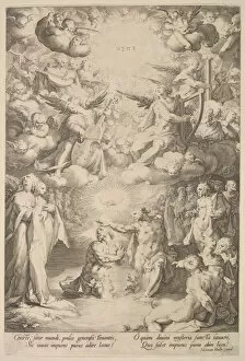 Cello Gallery: Baptism of Christ, ca. 1600. Creators: Cornelis Cornelisz van Haarlem, Jan Muller