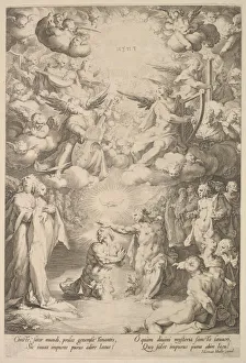 Harmen Jansz Prints: Baptism of Christ, ca. 1600. Creators: Cornelis Cornelisz van Haarlem, Jan Muller