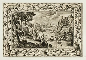 St John The Baptist Collection: The Baptism of Christ, from Landscapes with Old and New Testament Scenes