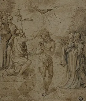 Baptising Prints: Baptism of Christ, n.d. Creator: Unknown