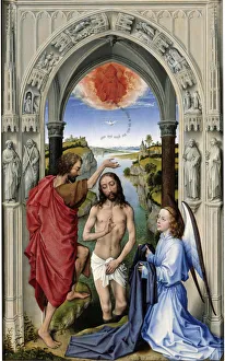 Weyden Prints: The Baptism of Christ (The Altar of St)
