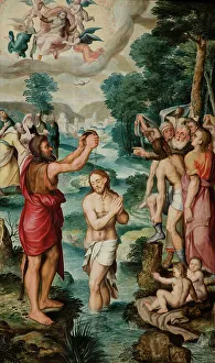 Verviers Prints: The Baptism of Christ (Triptych)