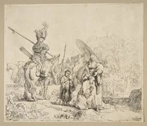 The Metro Prints: The Baptism of The Eunuch, 1641. Creator: Rembrandt Harmensz van Rijn