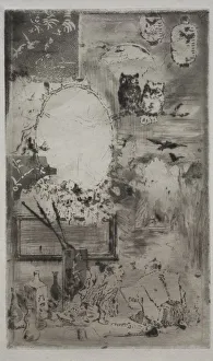 Drypoint And Aquatint Prints: Baptism in the Japanese Style, 1887. Creator: Felix Hilaire Buhot (French, 1847-1898)