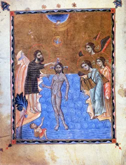 Spiritualism Prints: Baptism of Jesus by St John the Baptist