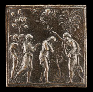 River Jordan Asia Prints: The Baptism in the Jordan, 1537 or after. Creator: Valerio Belli
