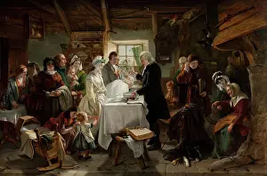 Reverend Prints: Baptism in Scotland, 1850. Creator: John Phillip