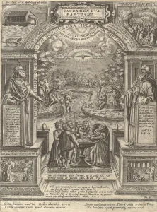 Galle Prints: Baptism, from the series The Seven Sacraments, 1576. 1576. Creator: Philip Galle