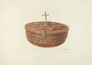 William Kieckhofel Prints: Baptismal Font, c. 1941. Creator: William Kieckhofel