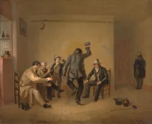 Drunk Collection: Bar-room Scene, 1835. Creator: William Sidney Mount
