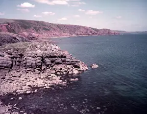 Cliffs Prints: Barafundle Bay, Pembrokeshire, c1955. Creator: Arthur Charles Kirby Ware